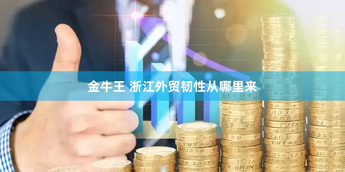金牛王 浙江外贸韧性从哪里来
