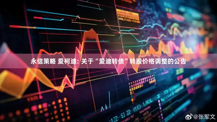 永信策略 爱柯迪: 关于“爱迪转债”转股价格调整的公告